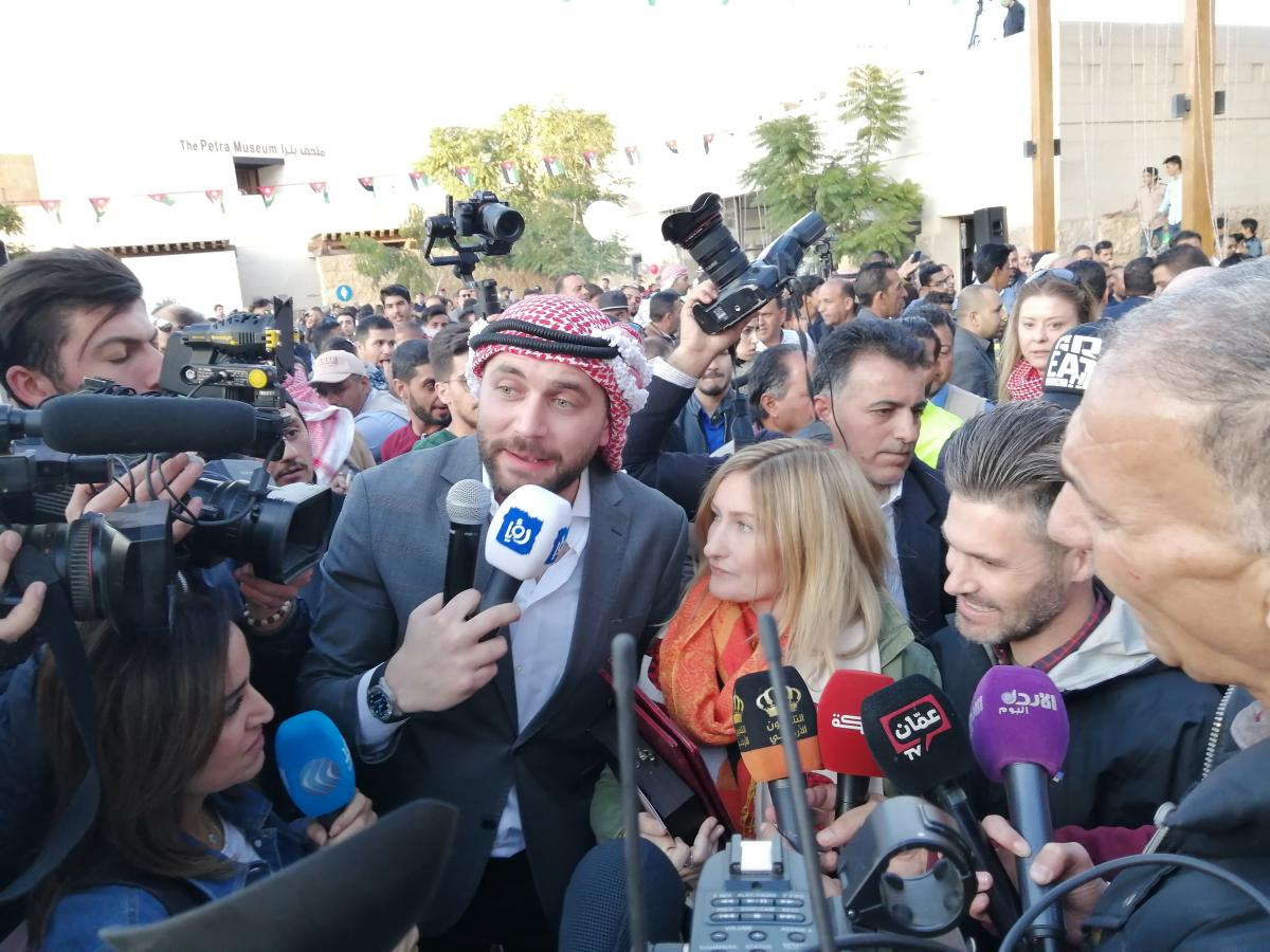 احتفالية بالزائر المليون للبترا