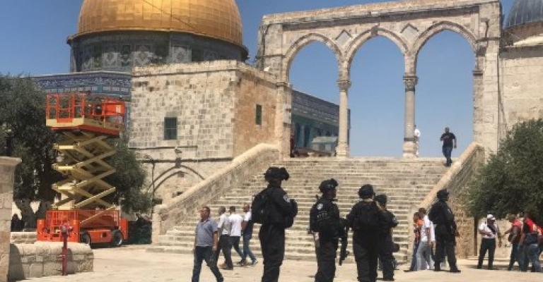 الاردن يطالب اسرائيل بوقف الإجراءات الاستفزازية بـ «المسجد الاقصى»