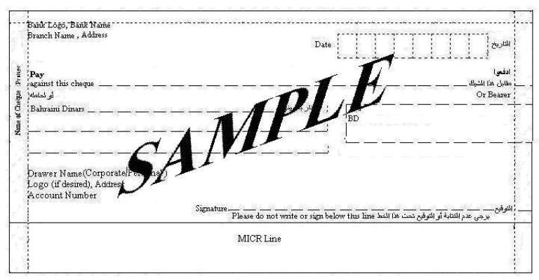 Bank checks with security marks to avoid forgery 
