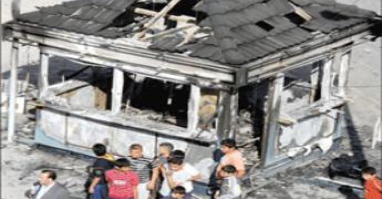 Calmness back in Shouna after riotous day