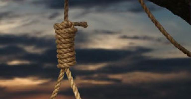 إعدام قاتل طفليه وجارته 