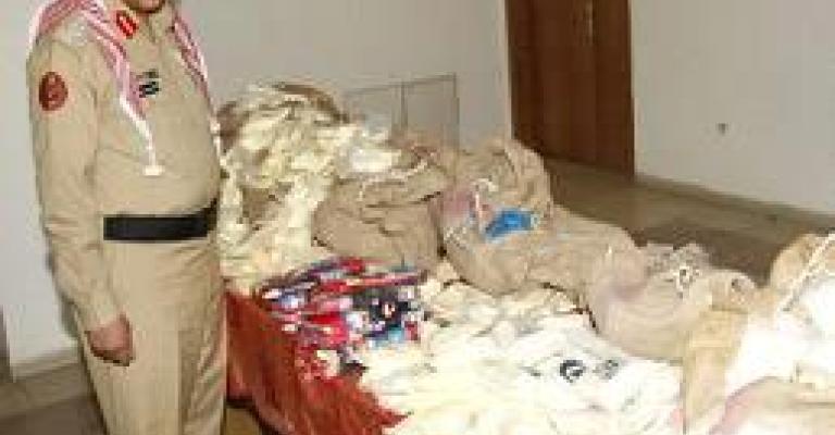 ضبط حشيش خُزن في الصحراء