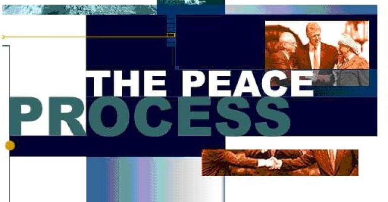 ‘Peace process’ foreign term in Jerusalem and Gaza