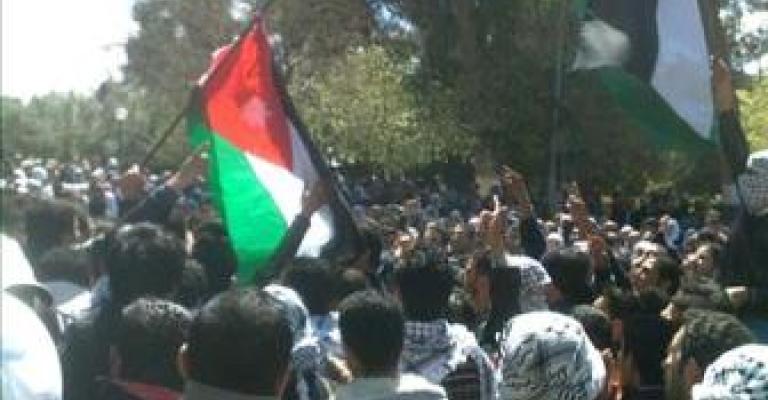 اعتصام ضد المفاوضات المباشرة اعتصام ضد المفاوضات المباشرة