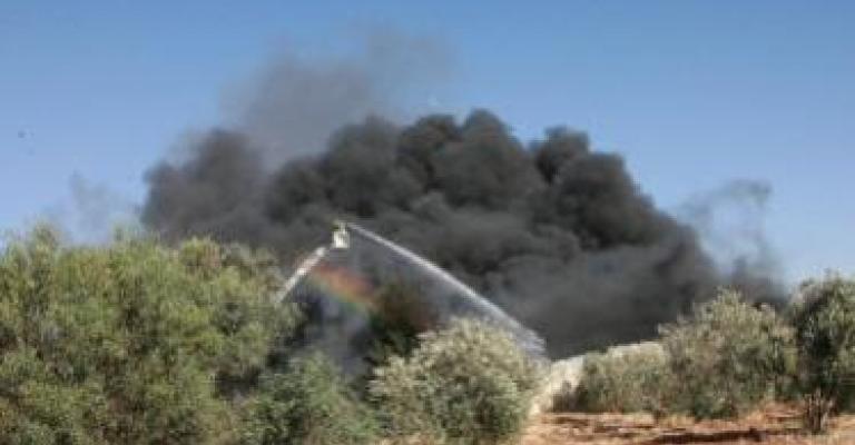 9 ساعات لإخماد حريق شب من الجانب الإسرائيلي وامتد لمنطقة الباقورة 9 ساعات لإخماد حريق شب من الجانب الإسرائيلي وامتد لمنطقة الباقورة