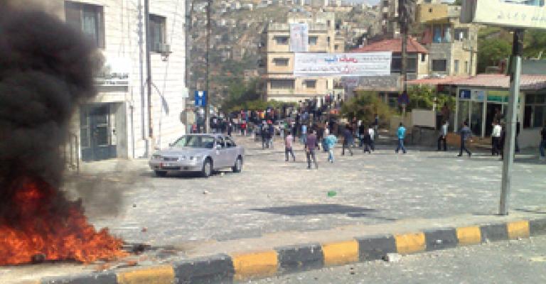 أعمال شغب في بلعما المفرق