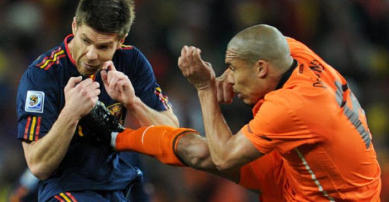 Nigel de Jong went too far this time