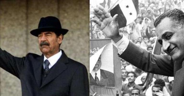 صدام حسين وجمال عبد الناصر حاضران في الحملة الانتخابية