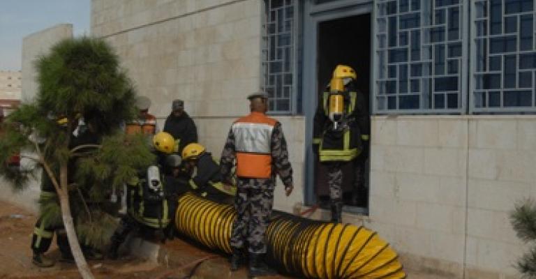 إصابة الزميل المغايضة باختناق أثناء أداء مهامه