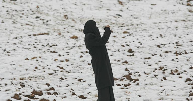 Snow in Amman, by Nader Daoud