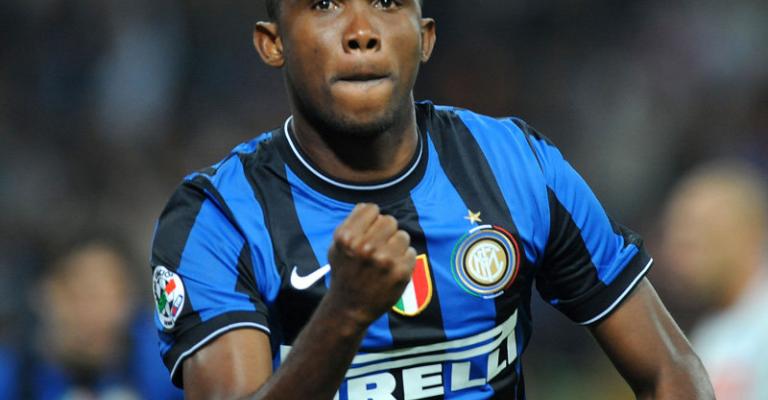 Eto'o wins CAF African Player of Year Award for fourth time