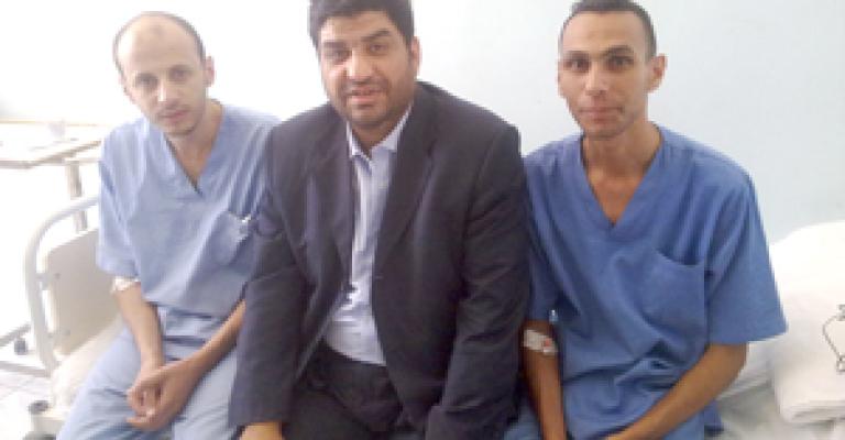 نقيب الممرضين يلتقي البخيت في منزله ويناقشان وضع القطاع الصحي نقيب الممرضين يلتقي البخيت في منزله ويناقشان وضع القطاع الصحي