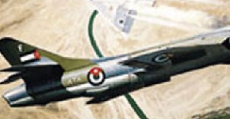 استشهاد قائد طائرة خلال التدريب