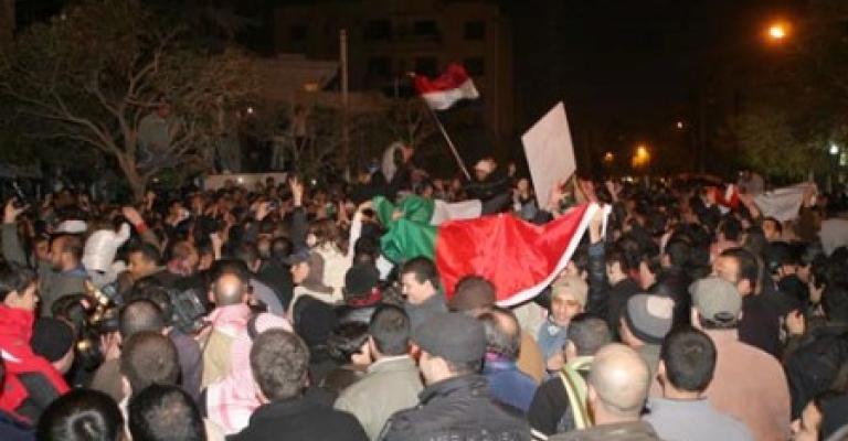 أصداء الفرحة بالقاهرة تصل إلى عمّان (صور) أصداء الفرحة بالقاهرة تصل إلى عمّان (صور)