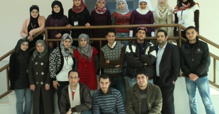  حماية وحرية الصحفيين ينظم ورشة عمل لطلبة الصحافة في اليرموك 