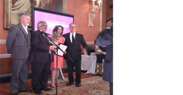 Daoud Kuttab winner of the Peace through Media Award