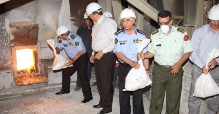 اتلاف كمية من المخدرات المضبوطة خلال 6 أشهر