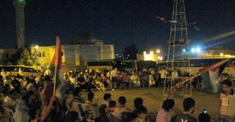 خيمة رمضانية لتنسيقية الحراكات الشعبية لرفض التعديلات الدستورية