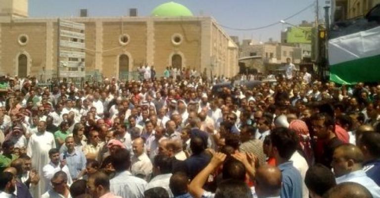 الحراك الشبابي في الكرك والطفيلة يرفض التعديلات الدستورية في”جمعة الوحدة”