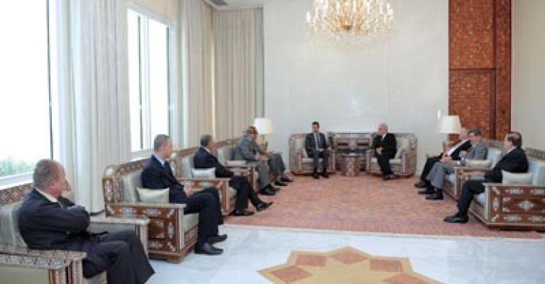 "سانا": وفد أردني يلتقي الأسد ويثمن الدور السوري الريادي