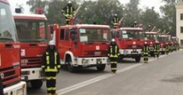 اخماد حريق شب بـ(4) سيارات اخماد حريق شب بـ(4) سيارات