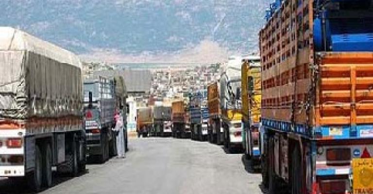 50 إلى 70 براد خضار اردني إلى سوريا يوميا