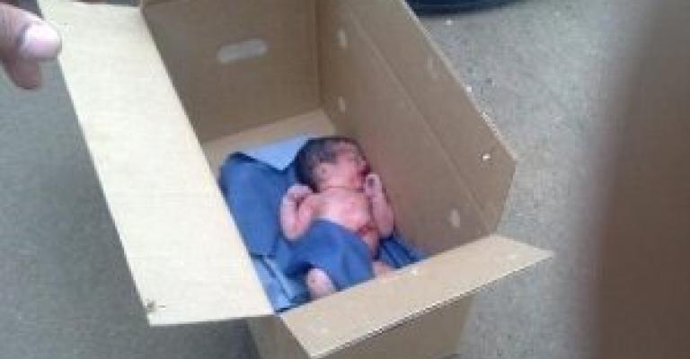 العثور على لقيطة في حاوية نفايات في ديرعلا العثور على لقيطة في حاوية نفايات في ديرعلا