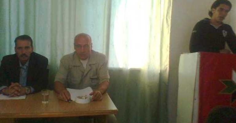 ندوة تضامنية مع الأسرى المضربين عن الطعام في اربد