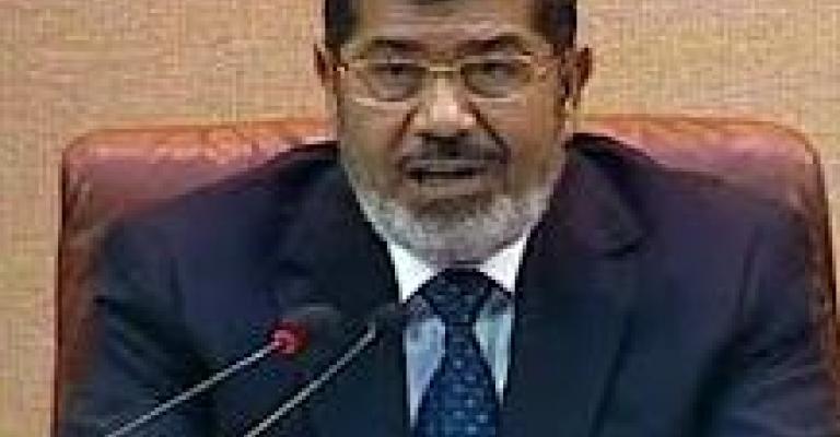 مرسي: هناك مجال لحل الأزمة السورية برحيل النظام مرسي: هناك مجال لحل الأزمة السورية برحيل النظام