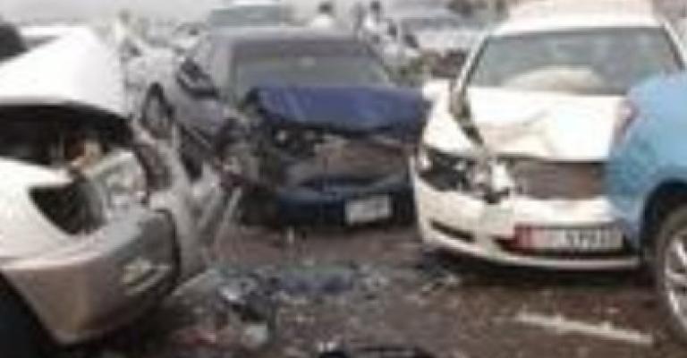 وفاتان بحادث تصادم 4 مركبات في شارع الأردن