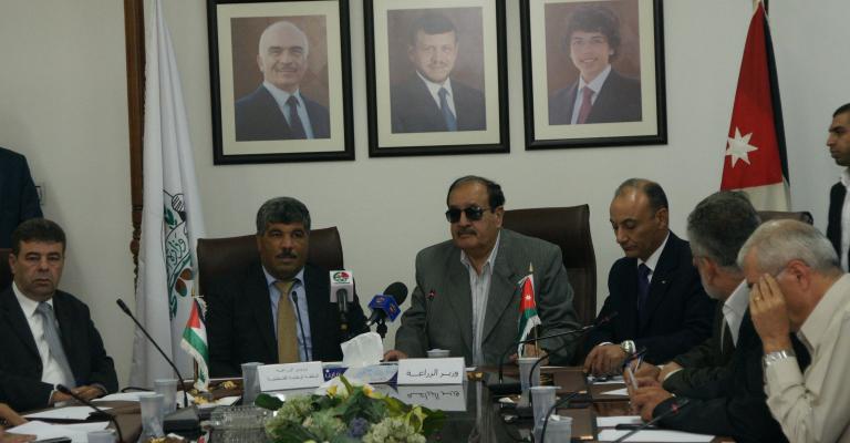 دراسة اردنية فلسطينية لتعزيز تبادل المنتجات الزراعية والدواجن 