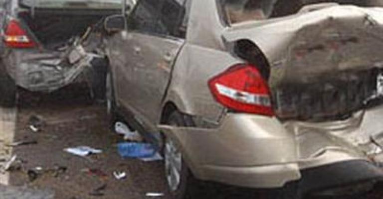 الزرقاء: 11 إصابة في حادث بين 7 سيارات 