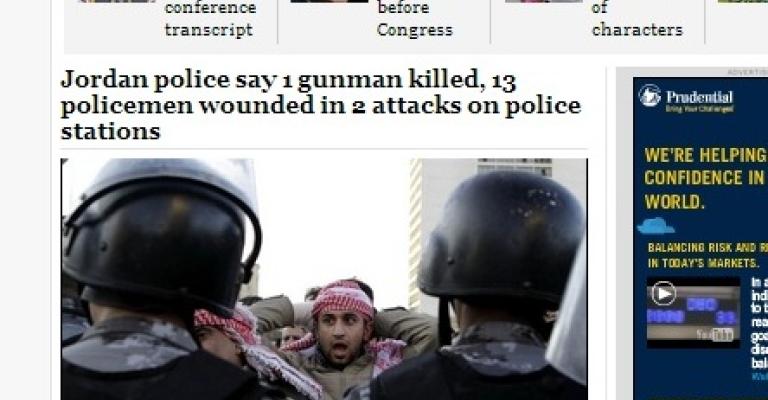 الاحتجاجات وأعمال الشغب في الإعلام الغربي