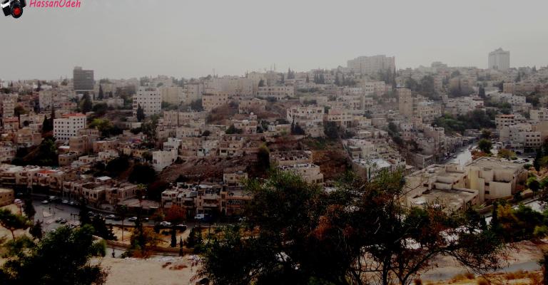 اطلالة على عمان من جبل اللويبدة- عدسة حسن عودة 