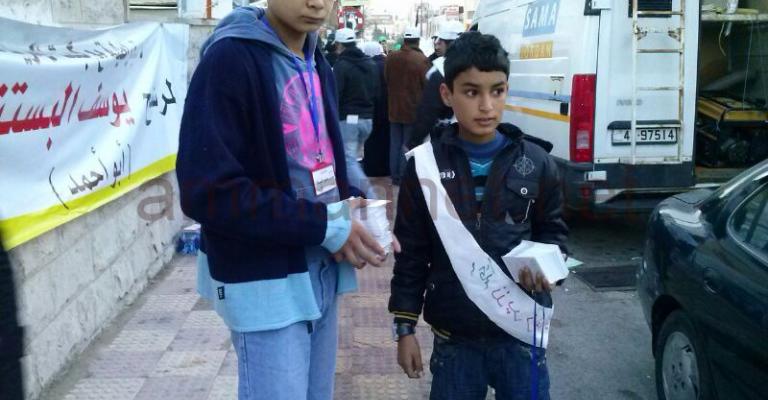 استغلال الاطفال في الترويج للانتخابات- عدسة هبة عبيدات 