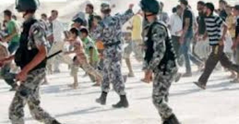 الدرك ينفي إصابة أحد عناصره خلال مشاجرة في الزعتري