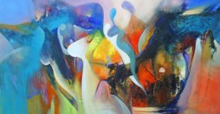 لوحات فنية لعالم يسوده الود رابطة التشكيليين