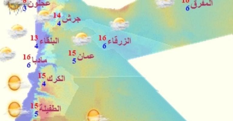 توالي انخفاض درجات الحرارة