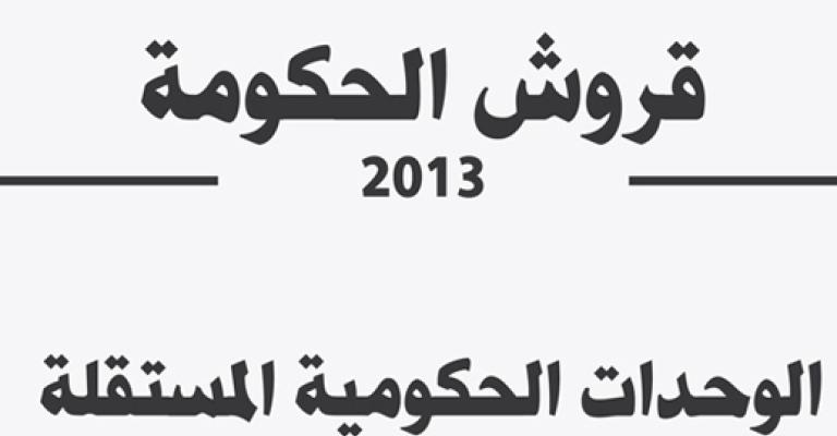 الموازنة العامة: الوحدات الحكومية المستقلة