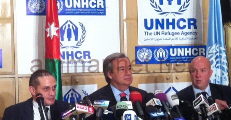 غوتيرس: الاردن الاكثر استقبالاً للاجئين السوريين 