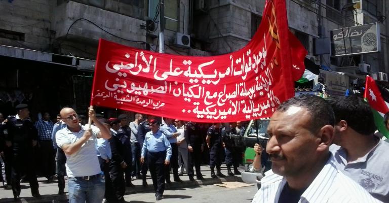 الوحدة الشعبية يجدد رفضه تدخل الاردن في سوريا الوحدة الشعبية يجدد رفضه تدخل الاردن في سوريا