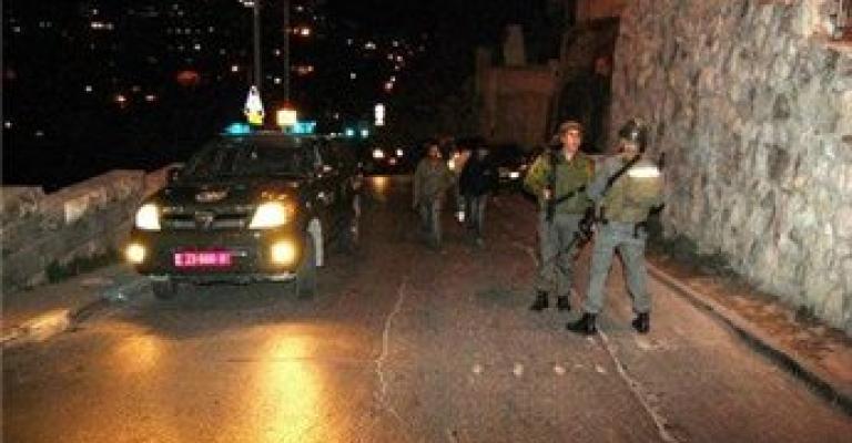 مداهمات للمنازل والمحال في سلوان