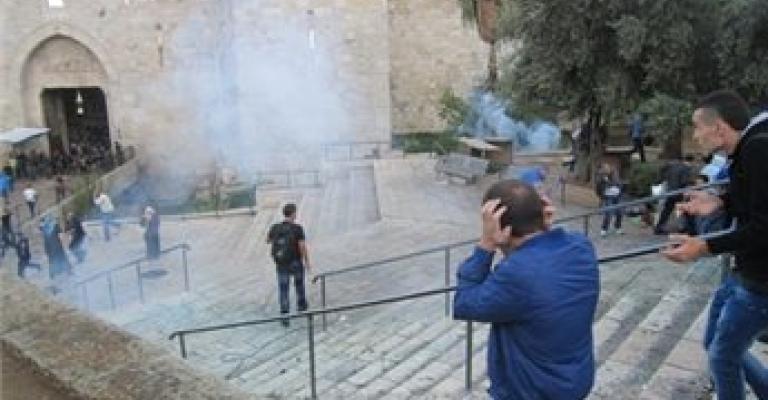 مواجهات مع جيش الاحتلال في ساحات القدس
