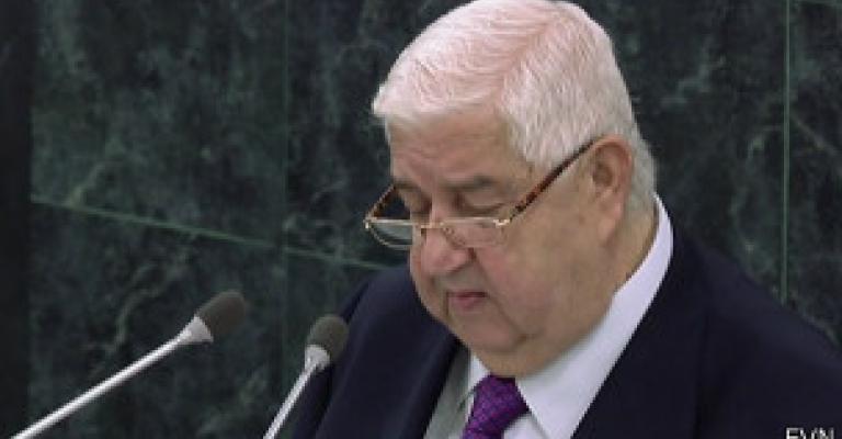 المعلم: إرهابيون من 83 دولة يقاتلون في سوريا