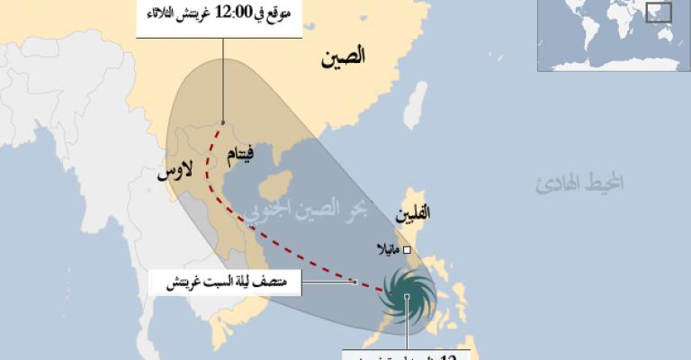 إعصار هايان: الفلبين تعلن مقتل 10 آلاف شخص على الأقل
