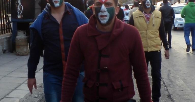 مشجعو المنتخب الاردني- تصوير أحمد أبو حمد 