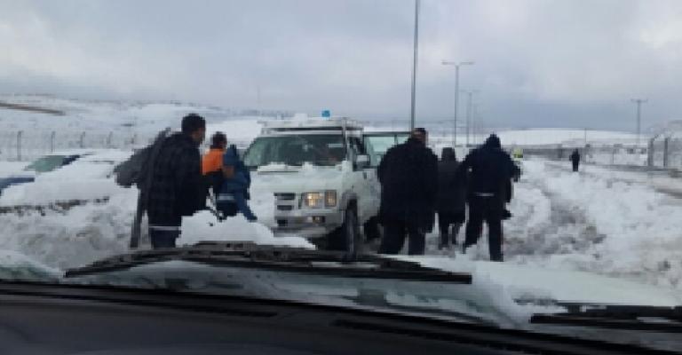 280 حادث مروري نتيجة الانجماد