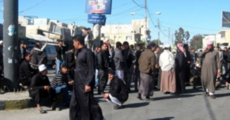 معان: توتر واعتصام وإغلاق لمحال تجارية