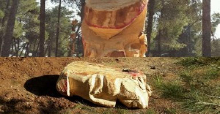 "الأردنية" تحقق بقطع رأس تمثال "أليكسا" "الأردنية" تحقق بقطع رأس تمثال "أليكسا"