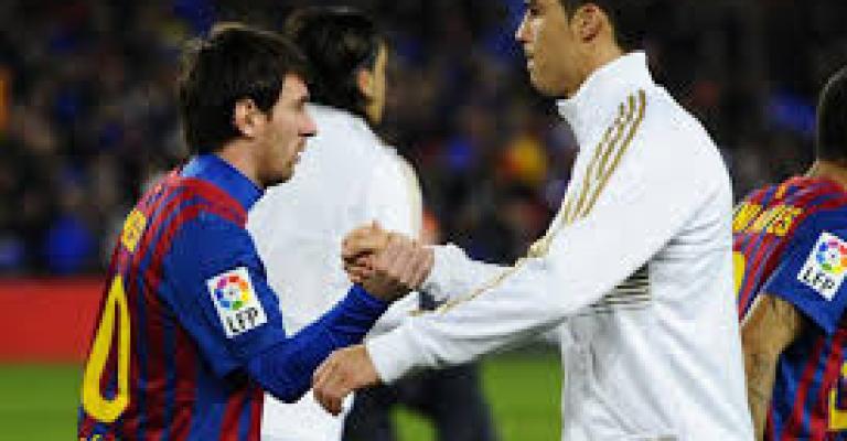 بين رونالدو وميسي